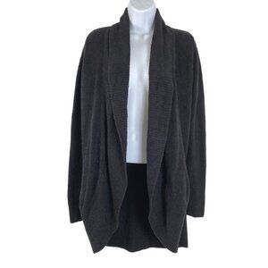 Barefoot Dreams CozyChic Lite Circle Cardigan Sweater Black‎ Women's XS/S